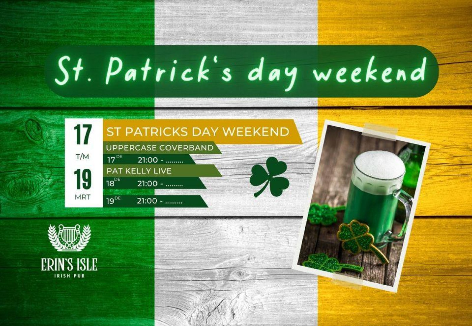 St. Patrick's Day weekend