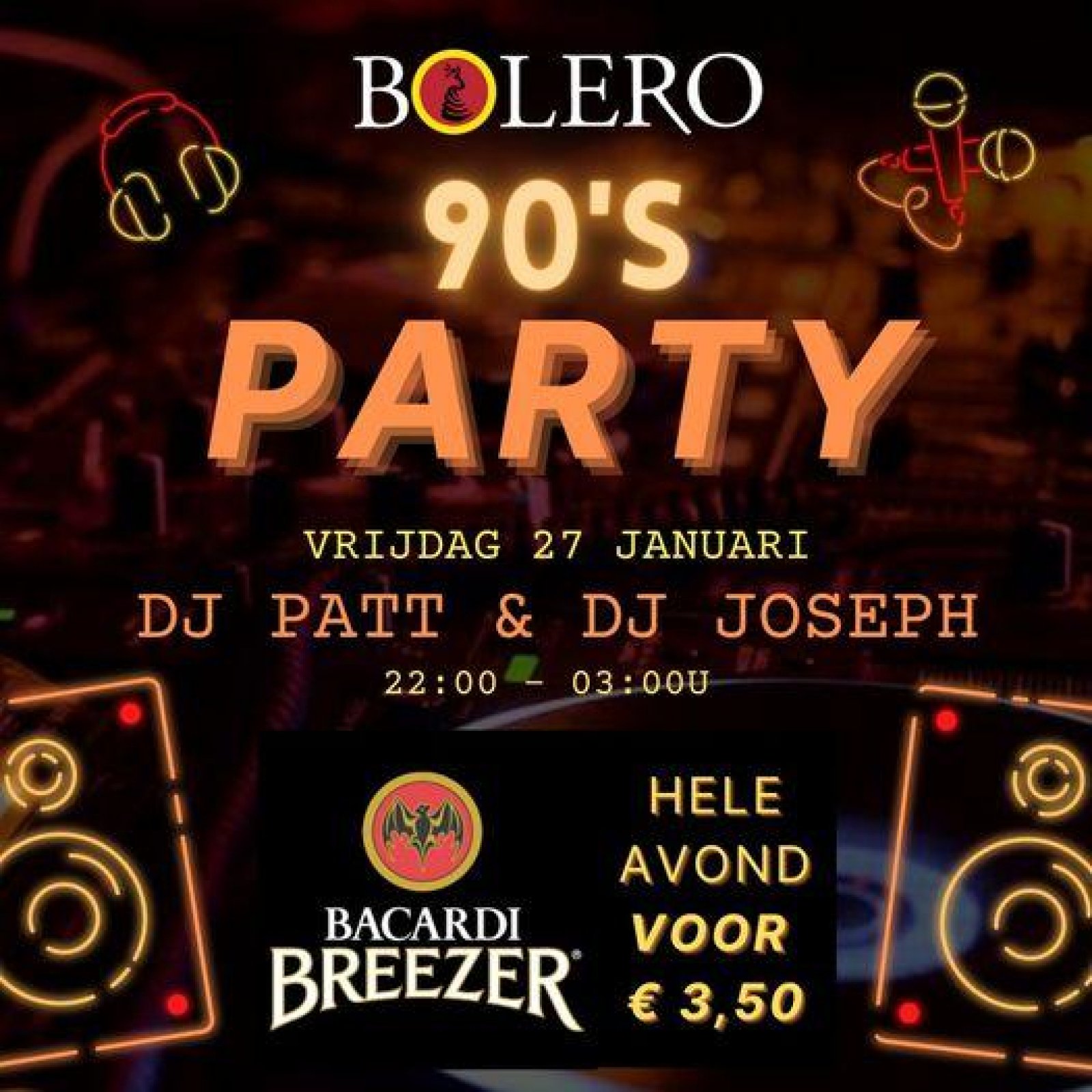 Bolero 90's Party